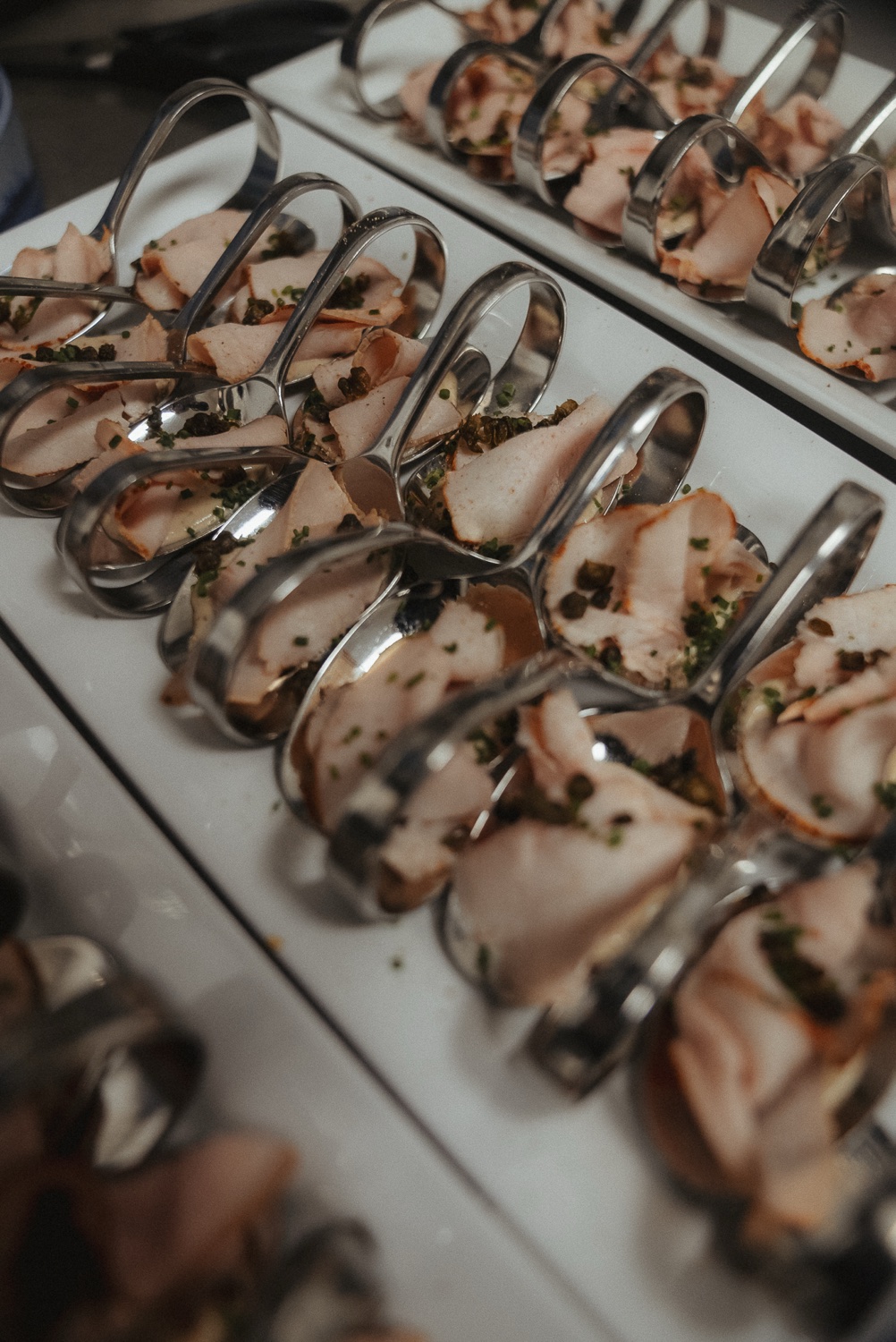 Feine Häppchen für ein Flying Buffet im Markt43